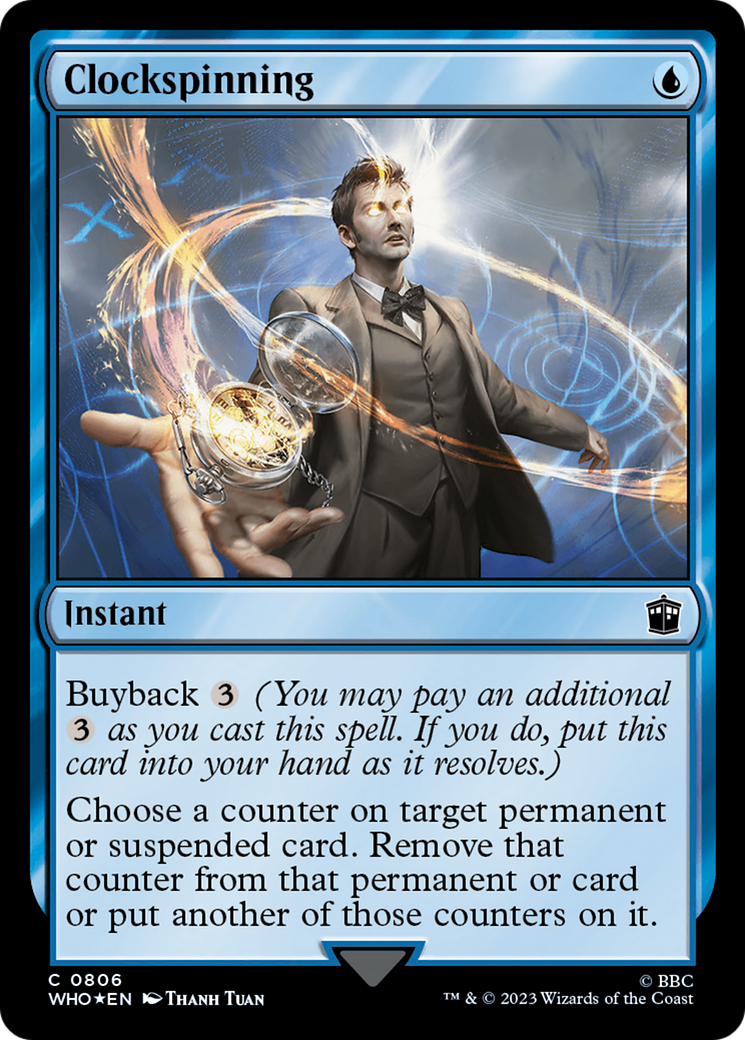 Clockspinning (Surge Foil) [Doctor Who] | Good Games Cannington