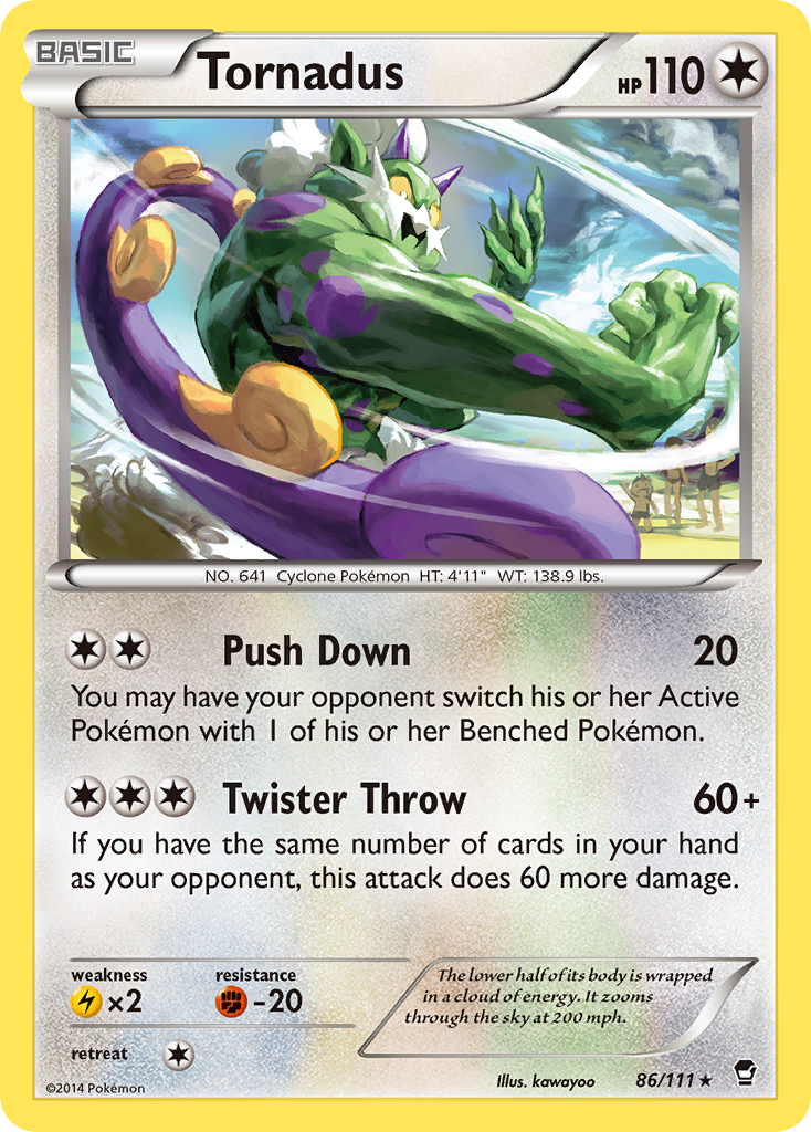 Tornadus (86/111) [XY: Furious Fists] | Good Games Cannington