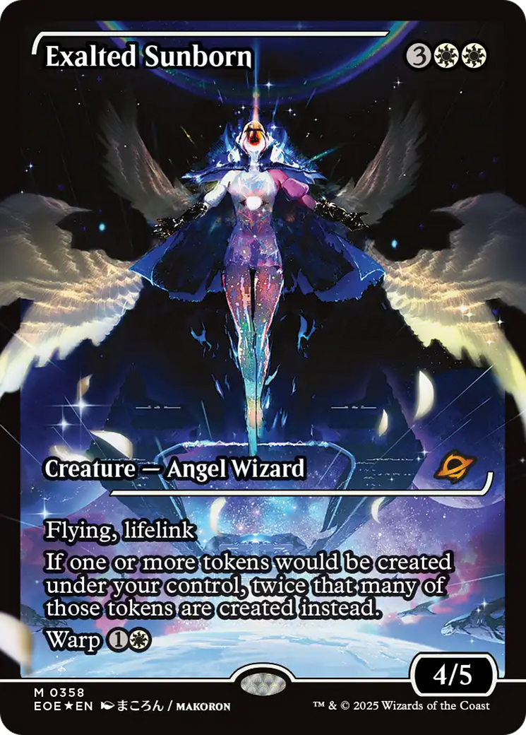 Exalted Sunborn (Showcase) [Edge of Eternities] | Good Games Cannington