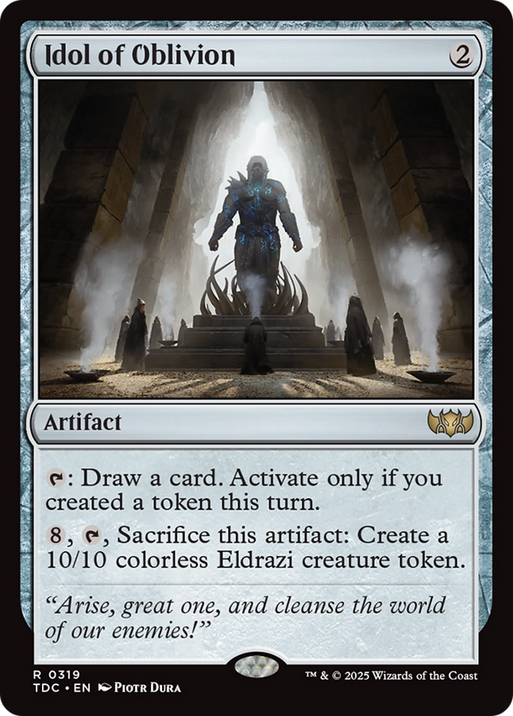 Idol of Oblivion [Tarkir: Dragonstorm Commander] | Good Games Cannington