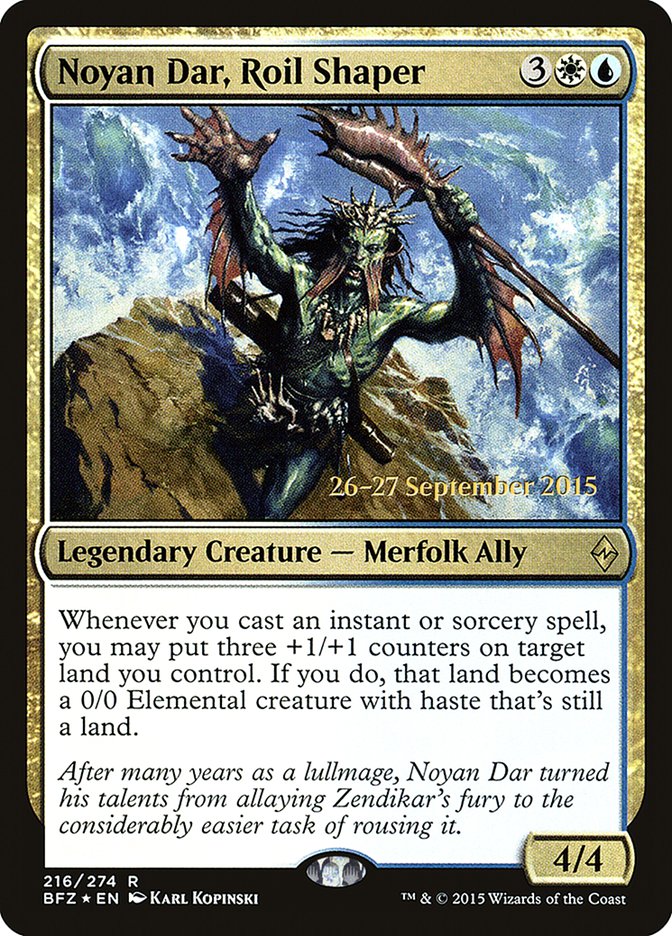 Noyan Dar, Roil Shaper [Battle for Zendikar Prerelease Promos] | Good Games Cannington