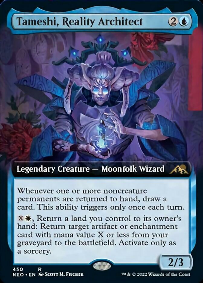 Tameshi, Reality Architect (Extended Art) [Kamigawa: Neon Dynasty] | Good Games Cannington