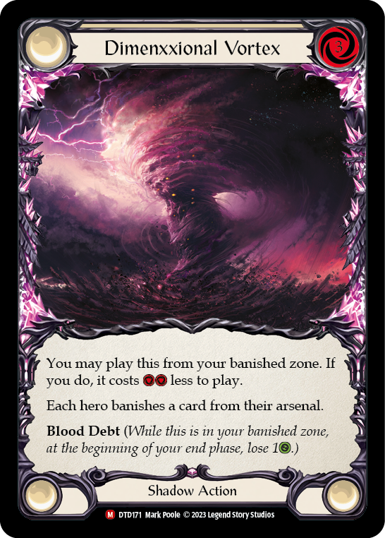 Dimenxxional Vortex [DTD171] (Dusk Till Dawn)  Rainbow Foil | Good Games Cannington