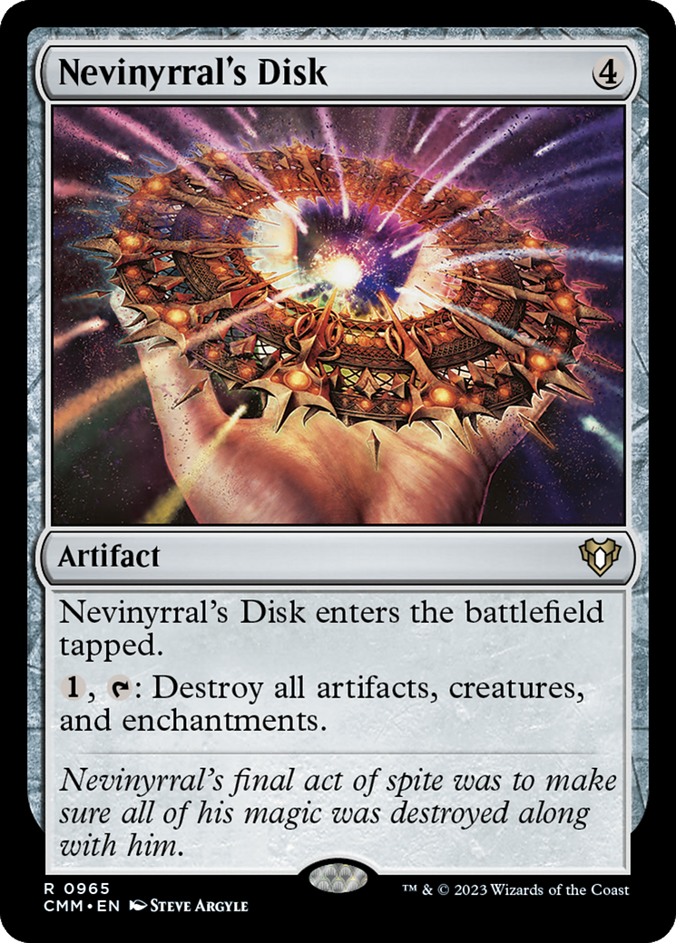 Nevinyrral's Disk [Commander Masters] | Good Games Cannington