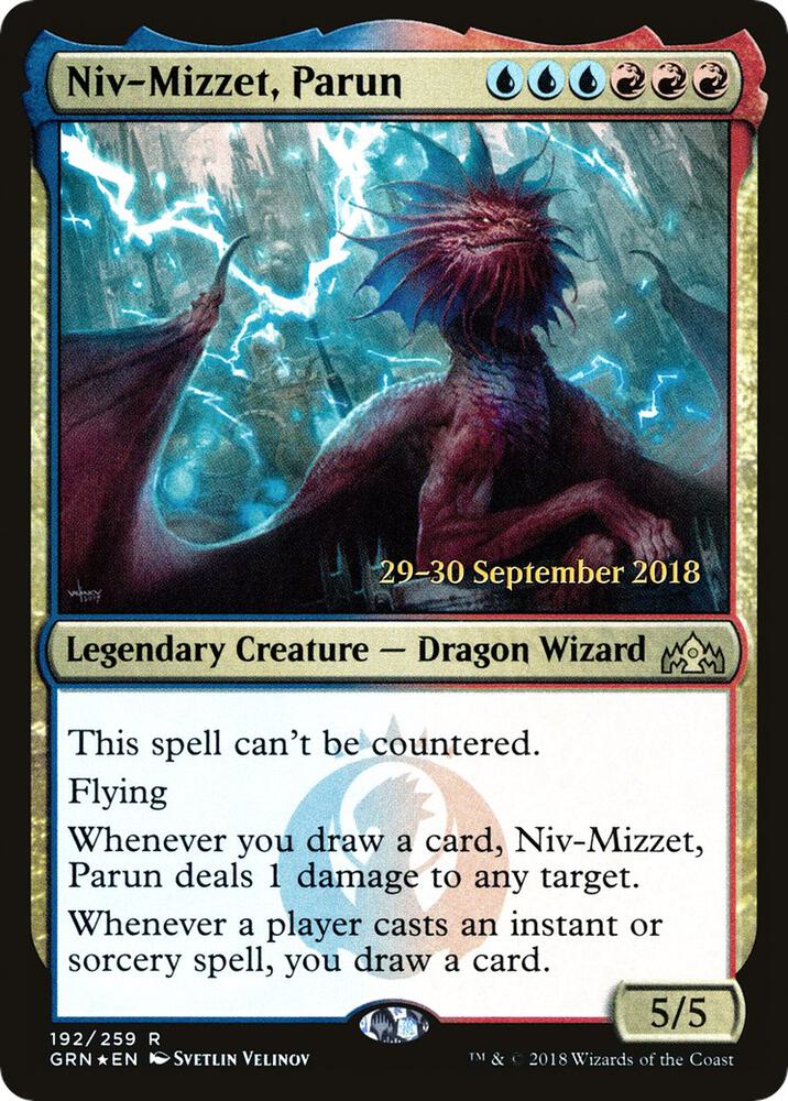 Niv Mizzet Parun 192s/84 (Prerelease Cards)  - Foil | Good Games Cannington