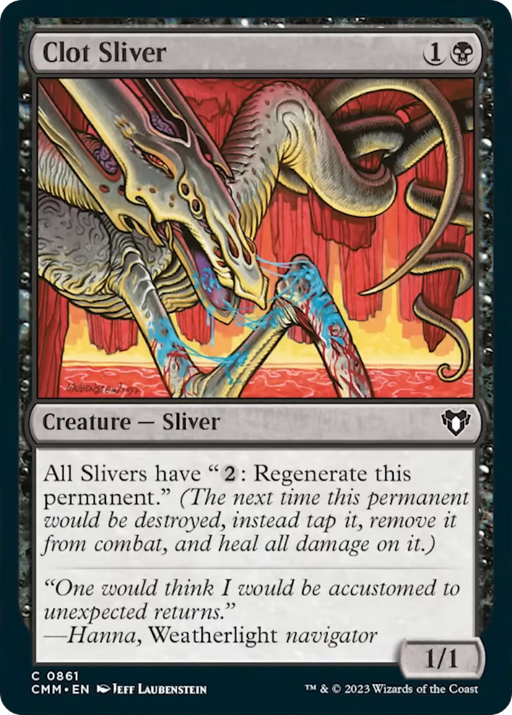 Clot Sliver [Commander Masters] | Good Games Cannington