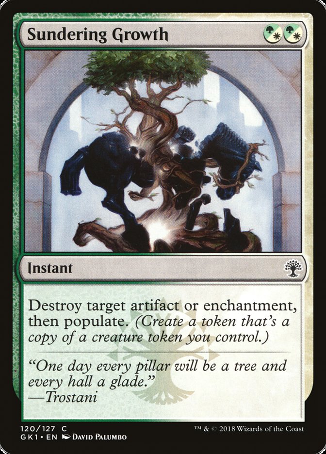 Sundering Growth [Guilds of Ravnica Guild Kit] | Good Games Cannington