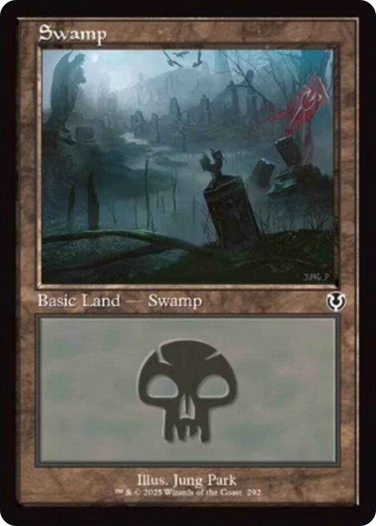 Swamp (292) (Retro Frame) [Innistrad Remastered] | Good Games Cannington