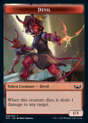 Devil // Dog Double-Sided Token [Streets of New Capenna Tokens] | Good Games Cannington
