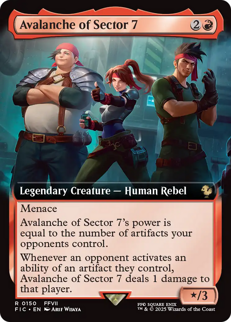 Avalanche of Sector 7 (Extended Art) [FINAL FANTASY Commander] | Good Games Cannington