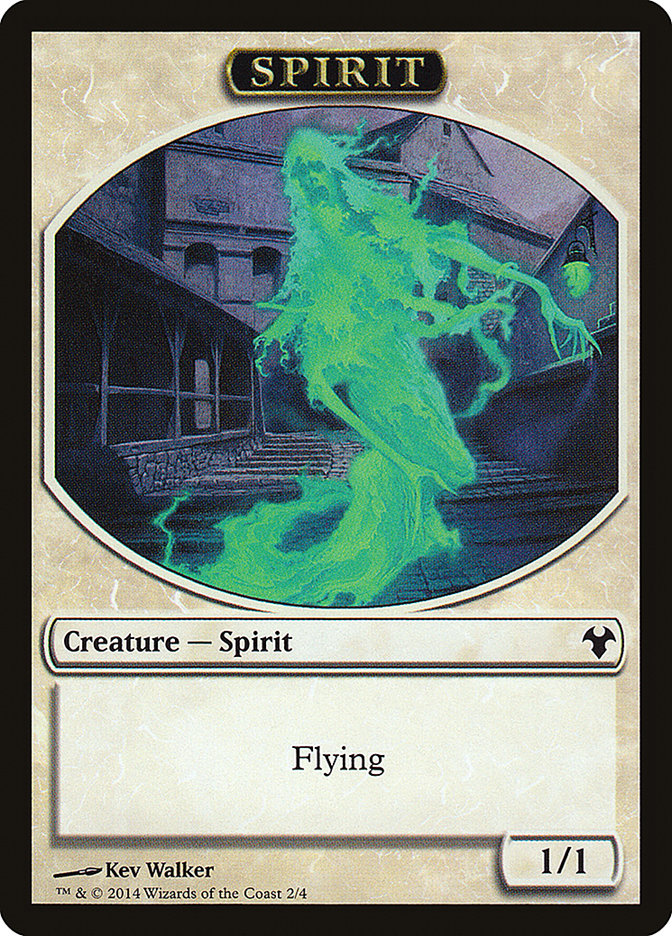 Spirit Token [Modern Event Deck 2014 Tokens] | Good Games Cannington