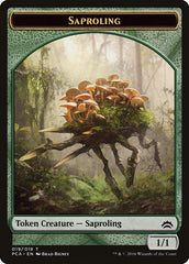 Beast // Saproling Double-Sided Token [Planechase Anthology Tokens] | Good Games Cannington
