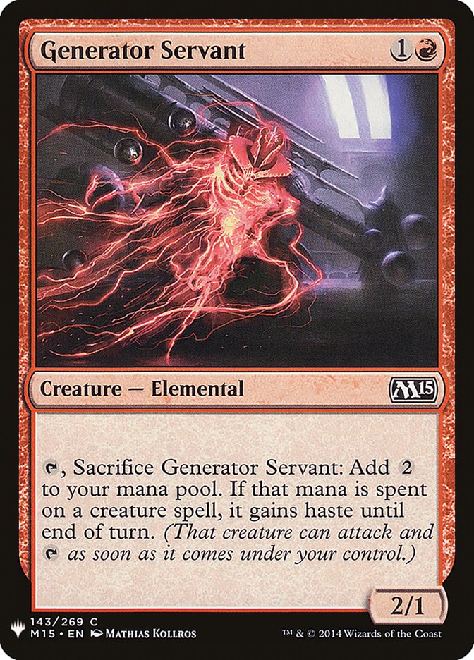 Generator Servant [Mystery Booster] | Good Games Cannington