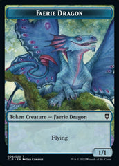 Treasure // Faerie Dragon Double-Sided Token [Commander Legends: Battle for Baldur's Gate Tokens] | Good Games Cannington