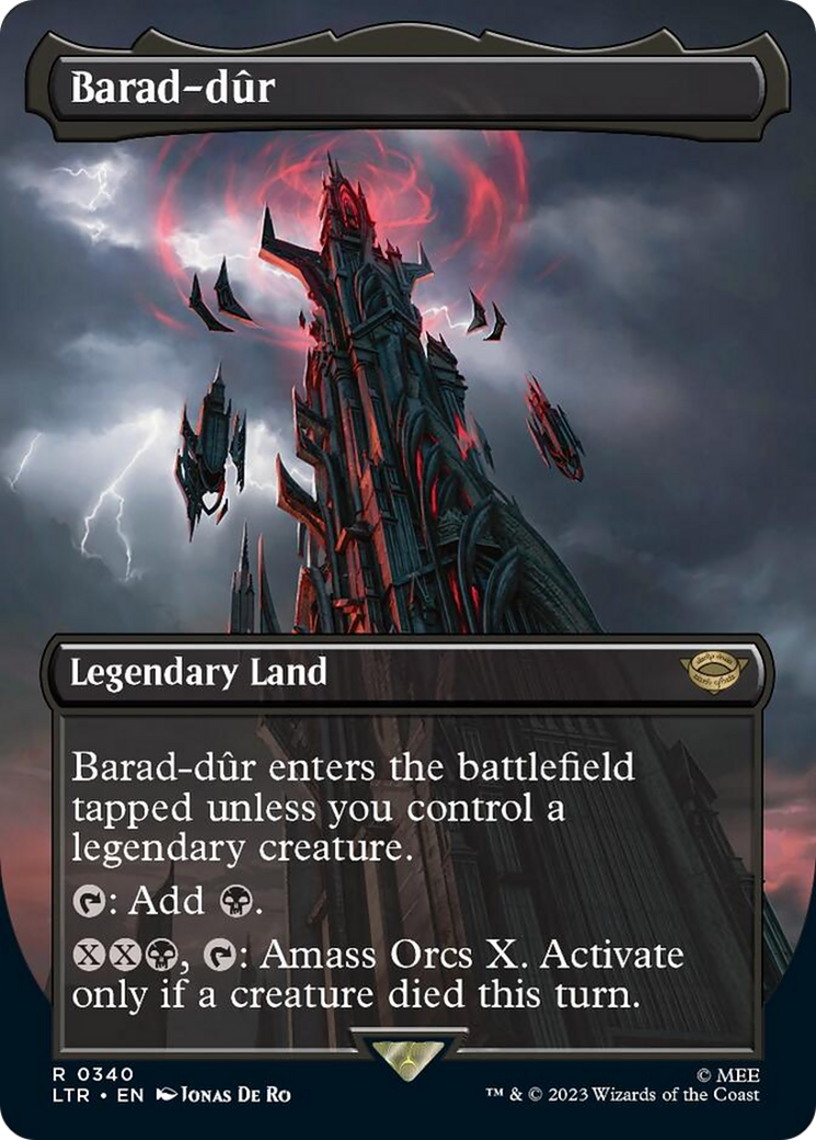 Barad-dur (Borderless Alternate Art) (340) [The Lord of the Rings: Tales of Middle-Earth] | Good Games Cannington