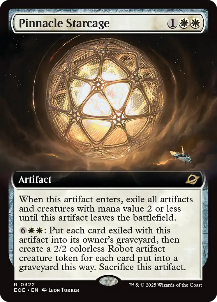 Pinnacle Starcage (Extended Art) [Edge of Eternities] | Good Games Cannington