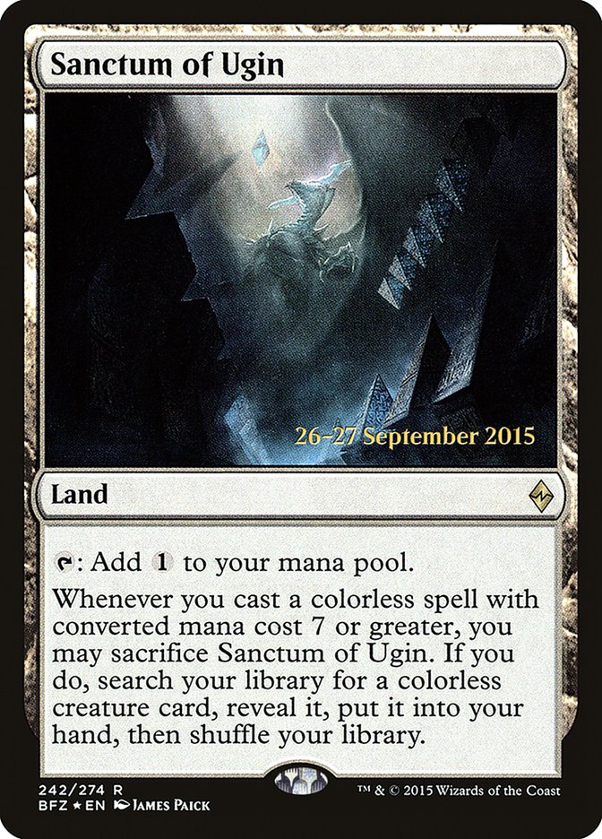 Sanctum of Ugin [Battle for Zendikar Prerelease Promos] | Good Games Cannington