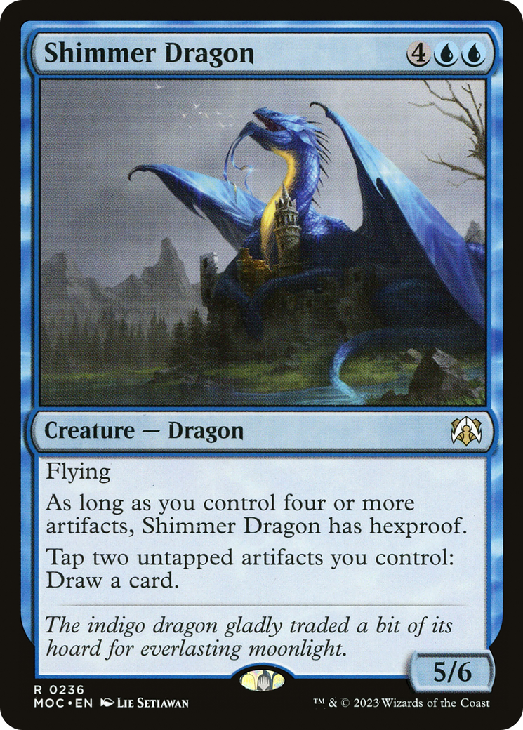 Shimmer Dragon [March of the Machine Commander] | Good Games Cannington
