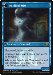 Elusive Tormentor // Insidious Mist (Buy-A-Box) [Shadows over Innistrad Promos] | Good Games Cannington