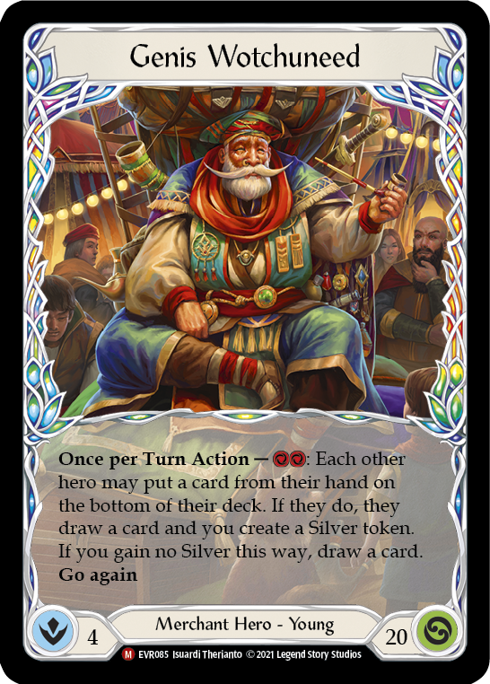 Genis Wotchuneed [EVR085] (Everfest)  1st Edition Rainbow Foil | Good Games Cannington