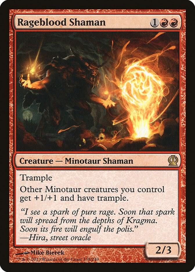 Rageblood Shaman 138 (Theros)  | Good Games Cannington
