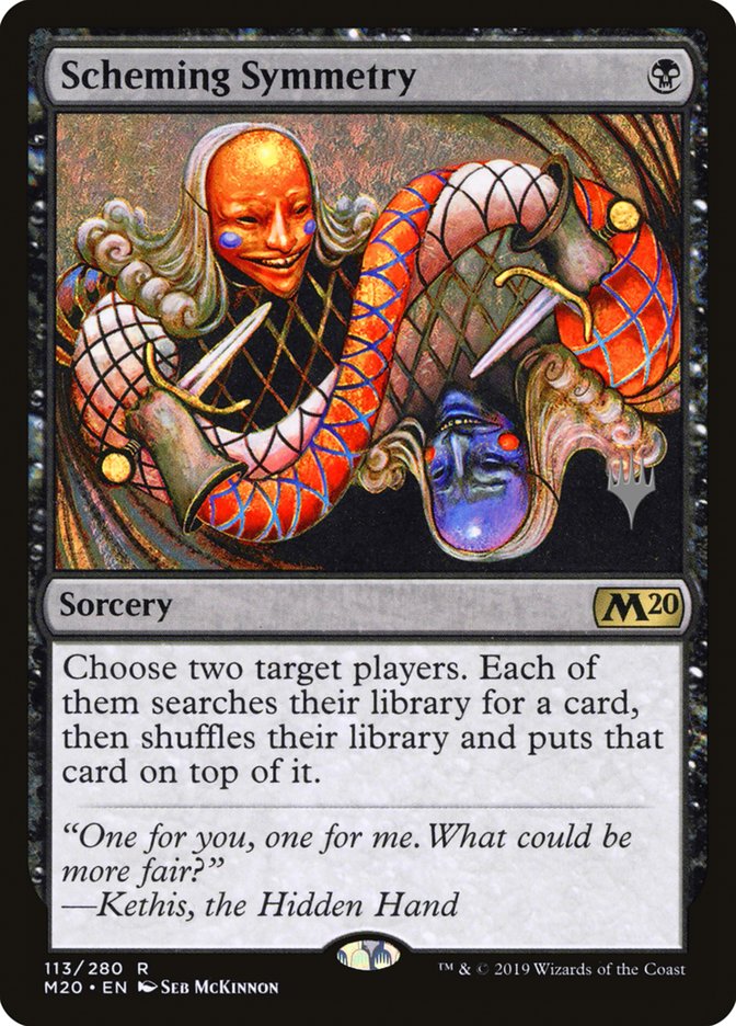 Scheming Symmetry (Promo Pack) [Core Set 2020 Promos] | Good Games Cannington