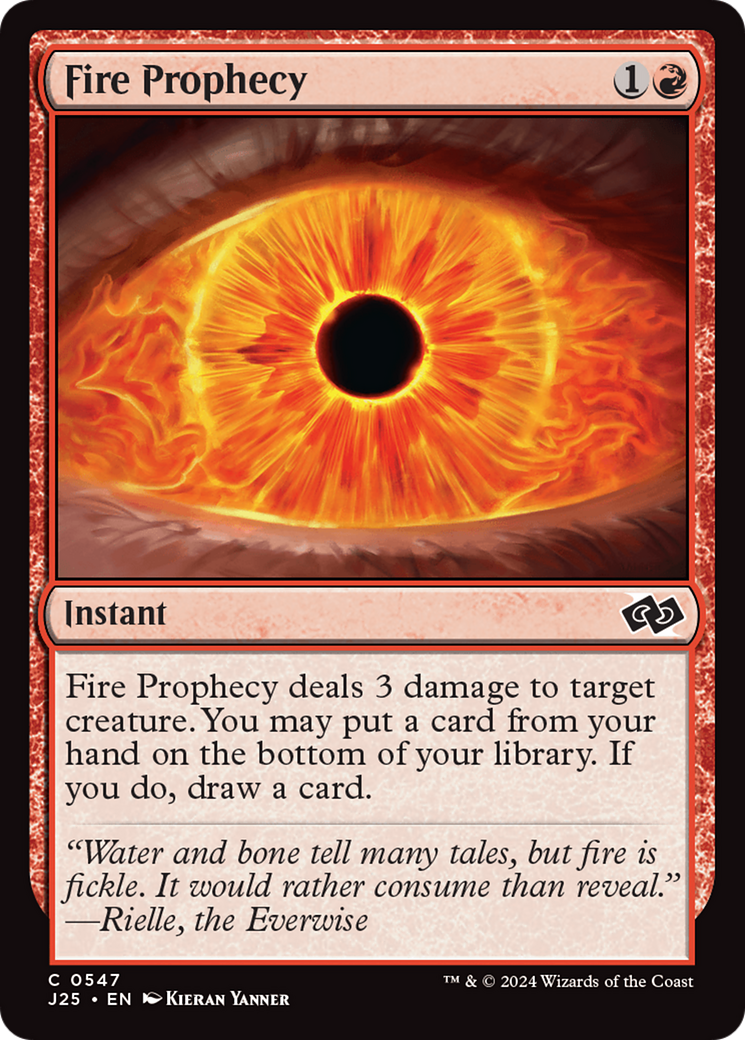 Fire Prophecy [Foundations Jumpstart] | Good Games Cannington