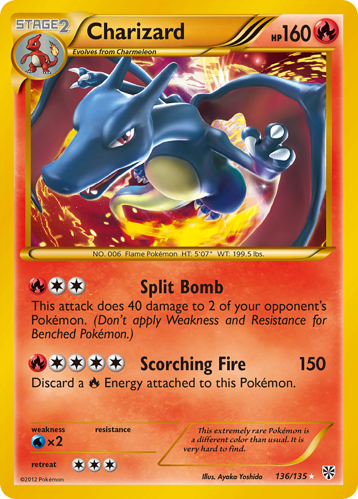Charizard (136/135) [Black & White: Plasma Storm] | Good Games Cannington