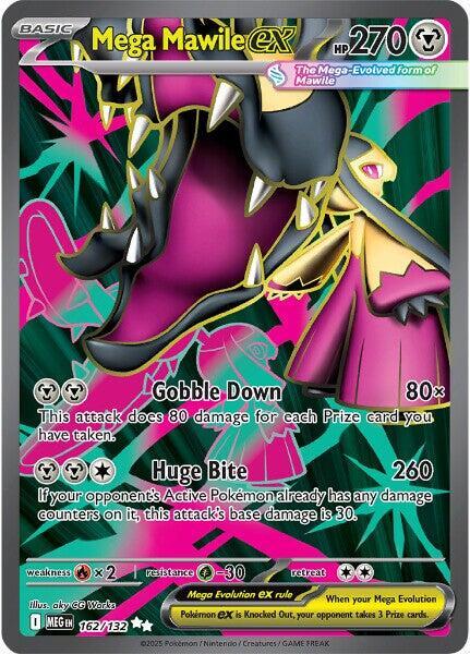 Mega Mawile ex 162/132 (ME01: Mega Evolution)  - Holofoil | Good Games Cannington