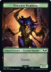 Tyranid (17) // Tyranid Warrior Double-Sided Token [Warhammer 40,000 Tokens] | Good Games Cannington