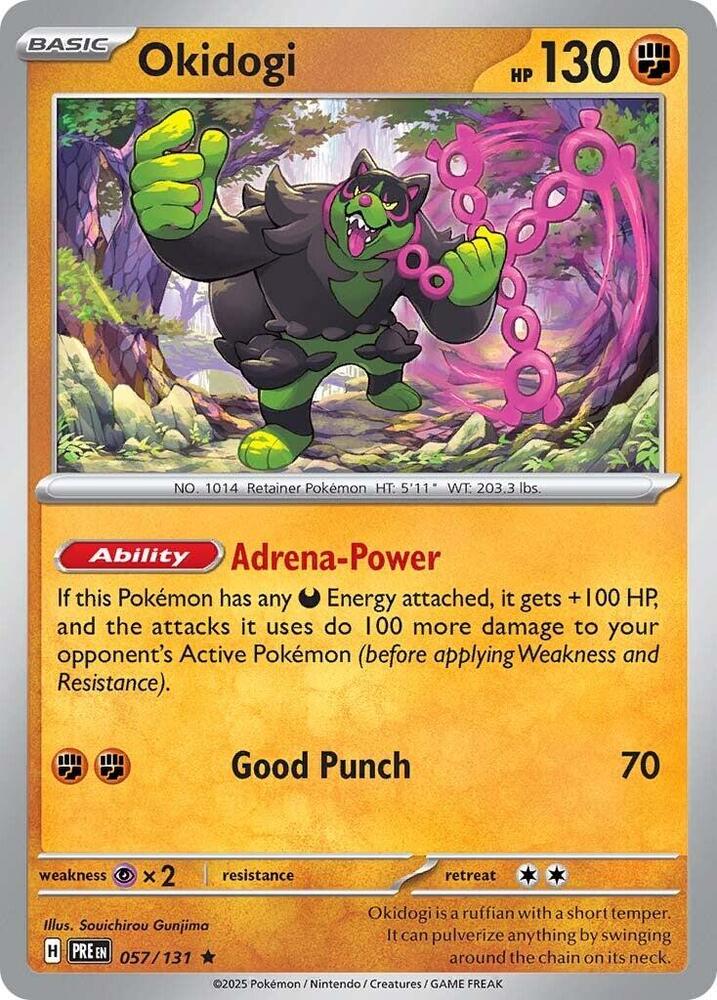 Okidogi (057/131) [Scarlet & Violet: Prismatic Evolutions] | Good Games Cannington