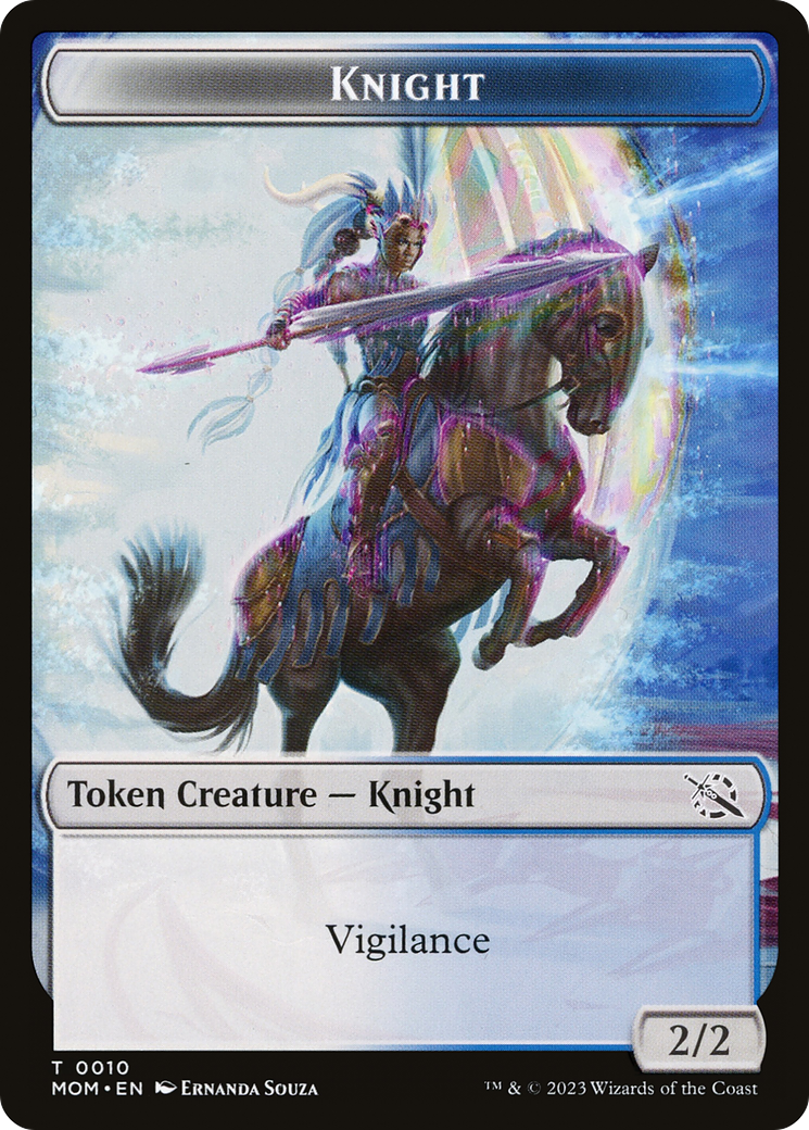 First Mate Ragavan // Knight Double-Sided Token [March of the Machine Tokens] | Good Games Cannington