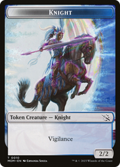 Thopter // Knight (10) Double-Sided Token [March of the Machine Tokens] | Good Games Cannington