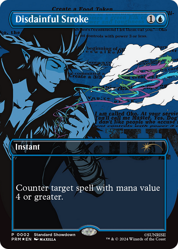 Disdainful Stroke [Standard Showdown Promos] | Good Games Cannington