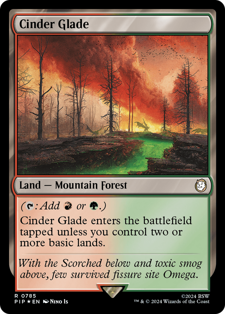 Cinder Glade (Surge Foil) [Fallout] | Good Games Cannington