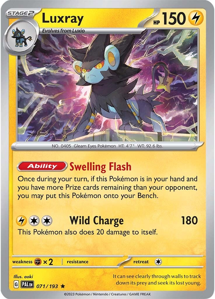 Luxray (071/193) [Scarlet & Violet: Paldea Evolved] | Good Games Cannington