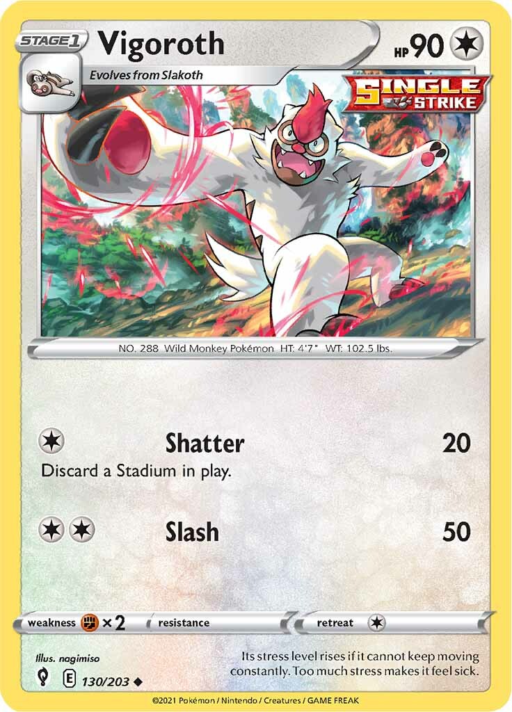 Vigoroth (130/203) [Sword & Shield: Evolving Skies] | Good Games Cannington