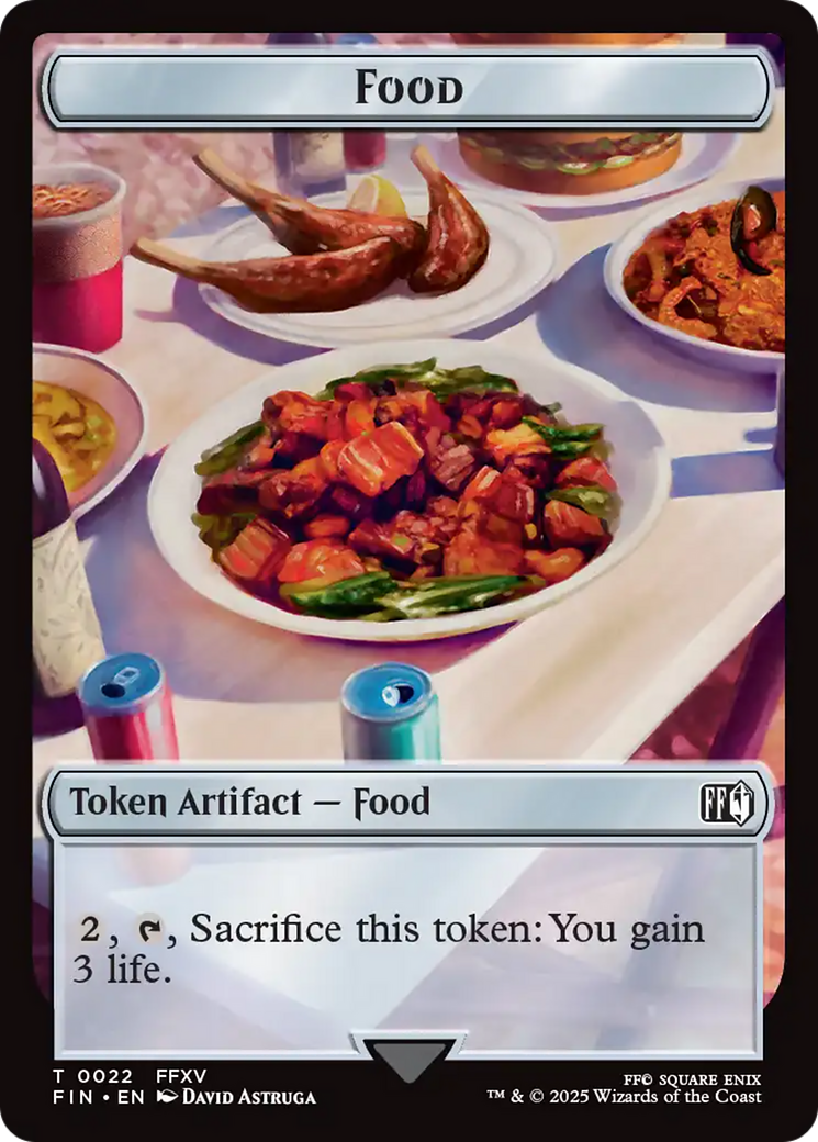 Hero (0003) // Food Double-Sided Token [FINAL FANTASY Tokens] | Good Games Cannington