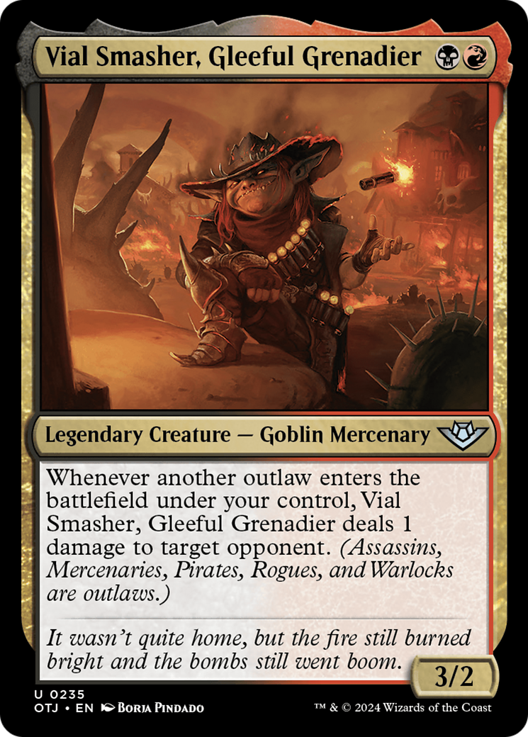 Vial Smasher, Gleeful Grenadier [Outlaws of Thunder Junction] | Good Games Cannington