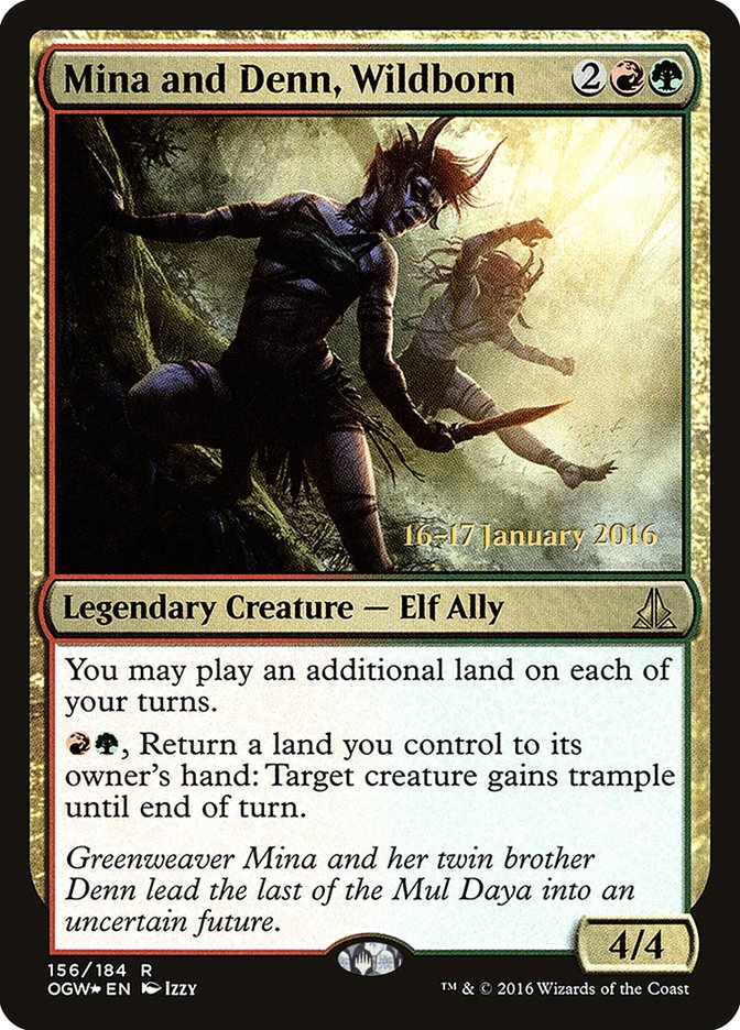 Mina and Denn, Wildborn [Oath of the Gatewatch Prerelease Promos] | Good Games Cannington