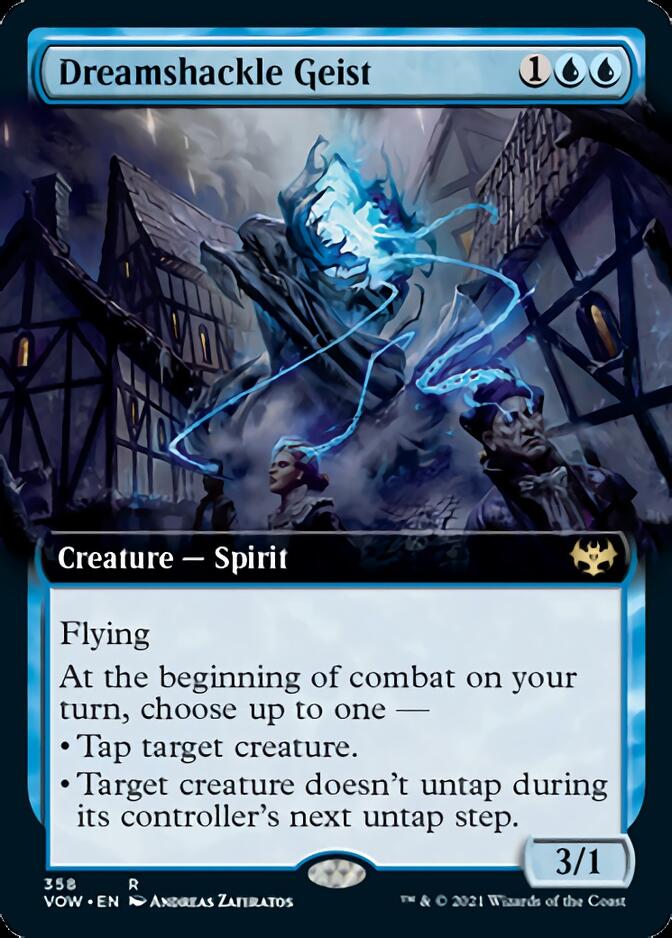 Dreamshackle Geist (Extended Art) [Innistrad: Crimson Vow] | Good Games Cannington