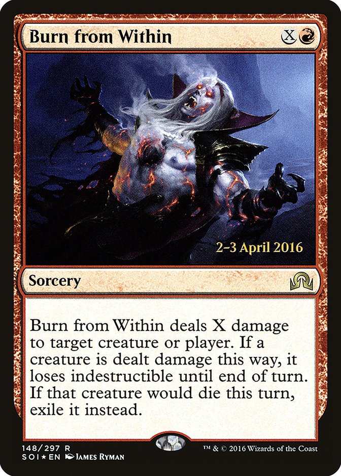 Burn from Within [Shadows over Innistrad Prerelease Promos] | Good Games Cannington