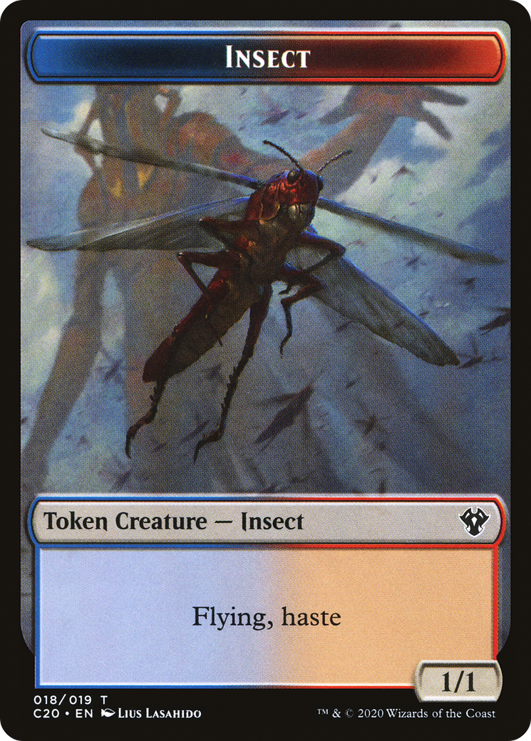 Treasure // Insect Double-Sided Token [Secret Lair: Heads I Win, Tails You Lose Tokens] | Good Games Cannington