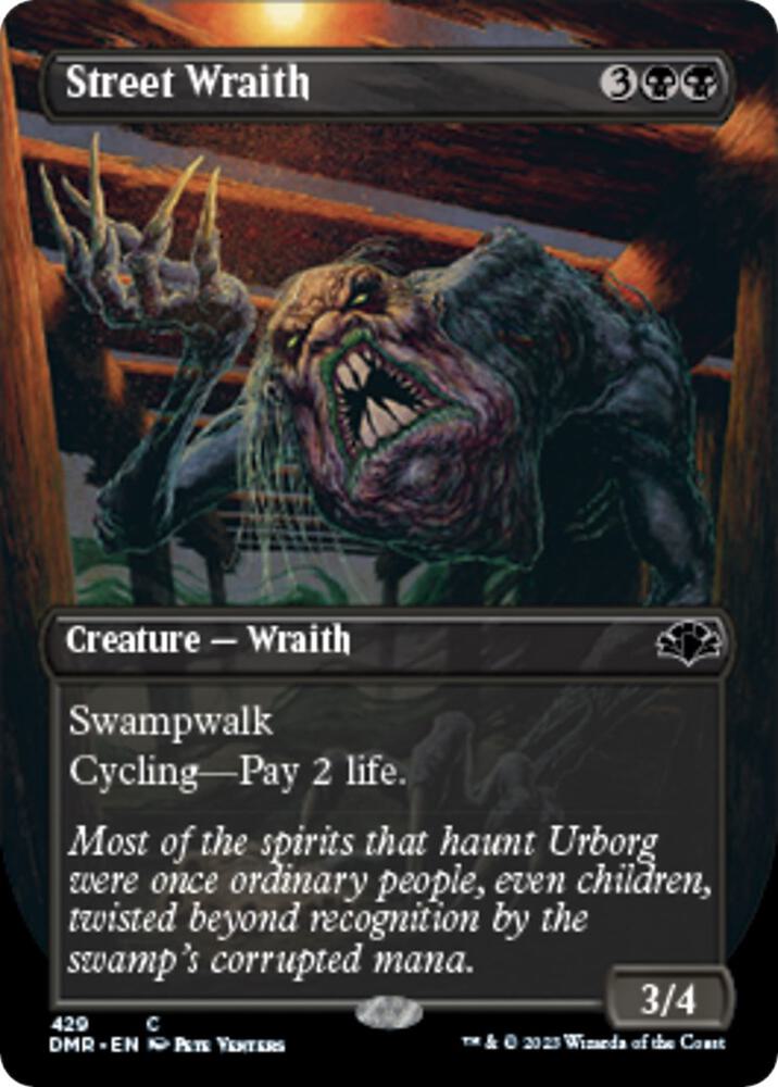 Street Wraith Borderless 429 (Dominaria Remastered)  | Good Games Cannington