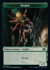 Spider // Aven Initiate Double-Sided Token [Double Masters 2022 Tokens] | Good Games Cannington