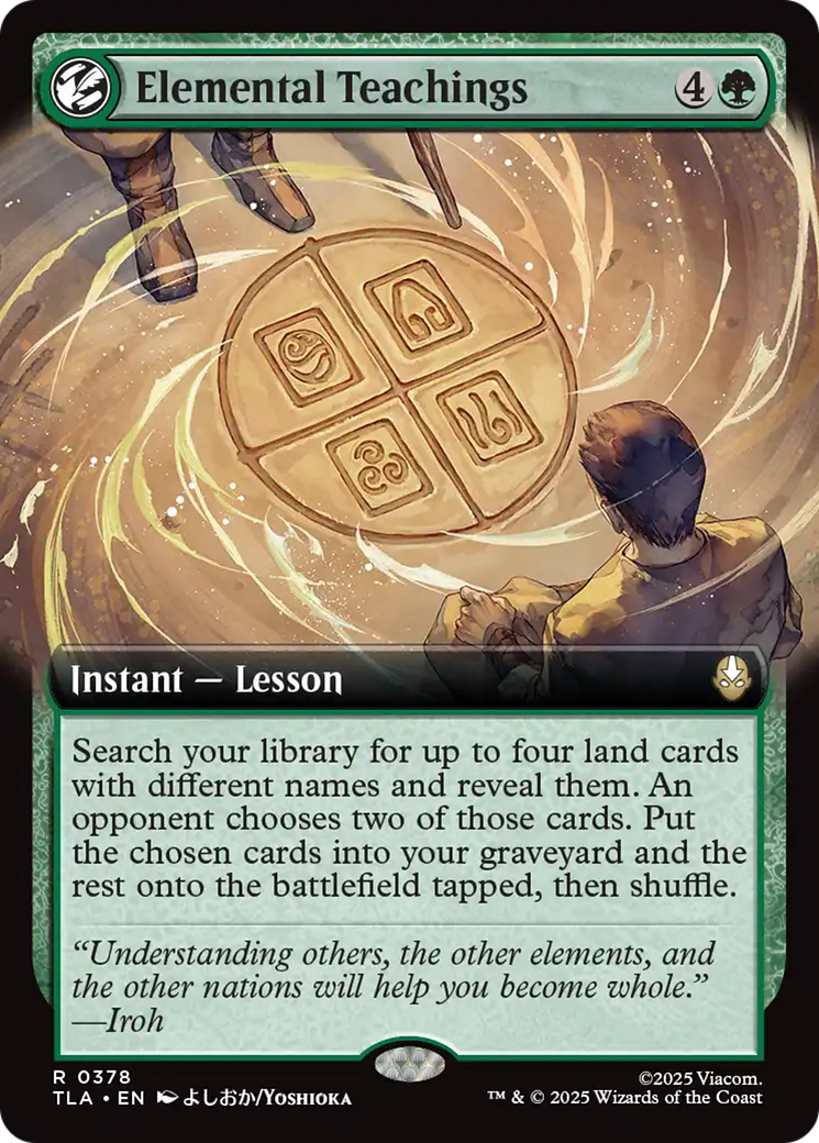 Elemental Teachings (Extended Art) [Avatar: The Last Airbender] | Good Games Cannington