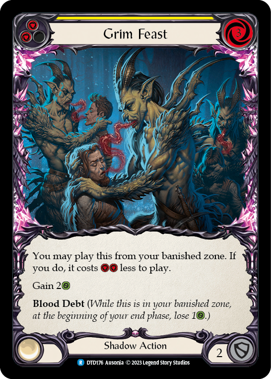 Grim Feast (Yellow) [DTD176] (Dusk Till Dawn) | Good Games Cannington