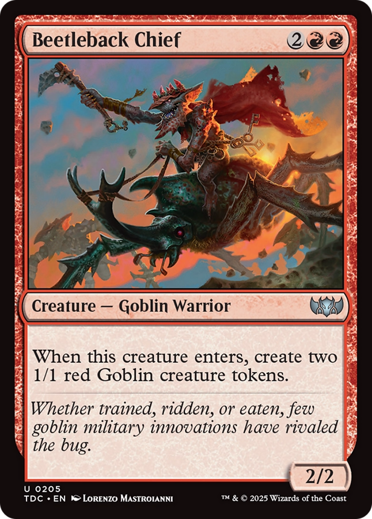 Beetleback Chief [Tarkir: Dragonstorm Commander] | Good Games Cannington