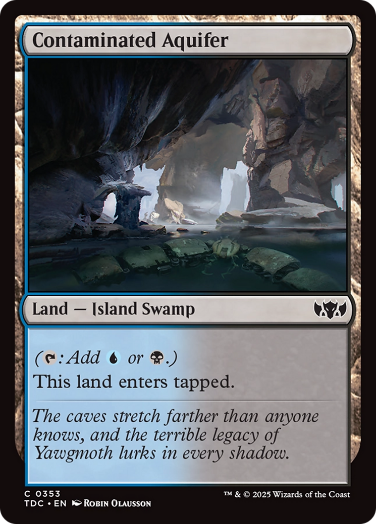 Contaminated Aquifer [Tarkir: Dragonstorm Commander] | Good Games Cannington