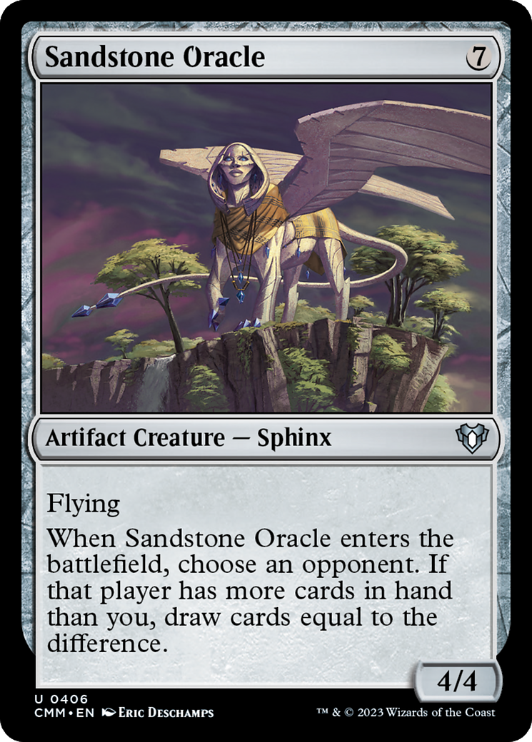 Sandstone Oracle [Commander Masters] | Good Games Cannington